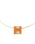 HERMES H Cube Necklace