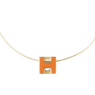 HERMES H Cube Necklace