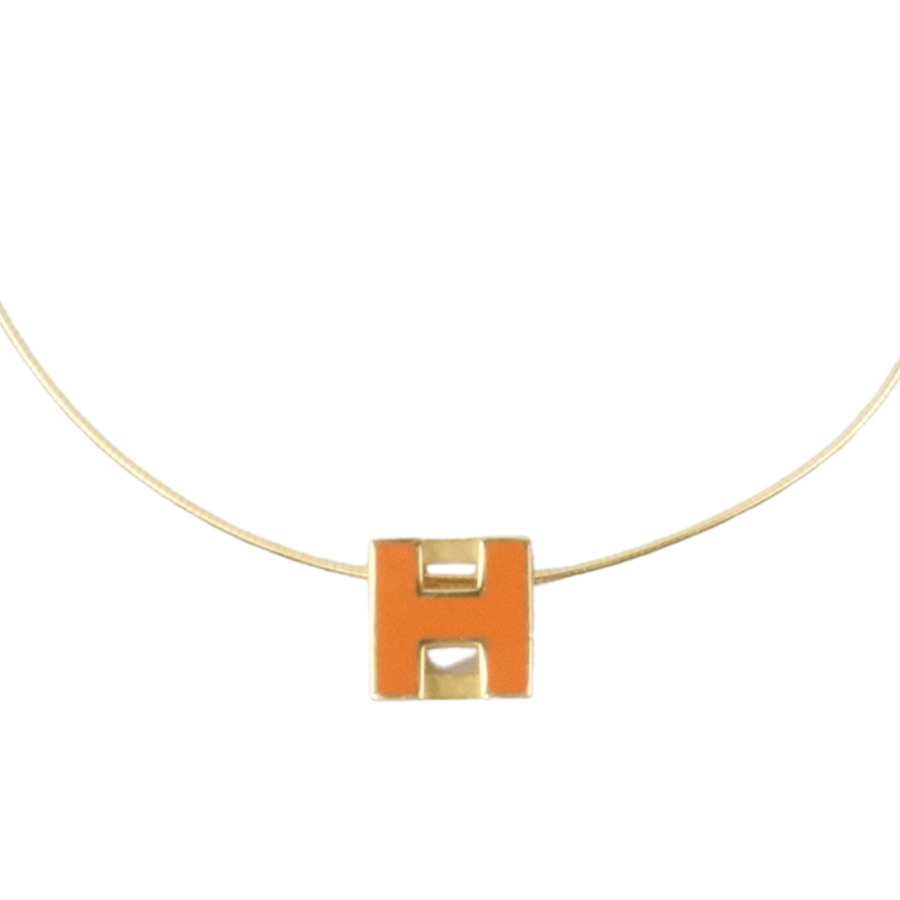 HERMES H Cube Necklace