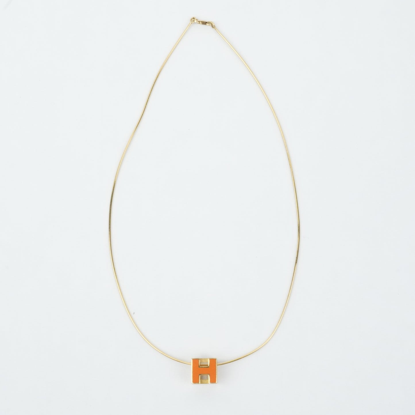 HERMES H Cube Necklace