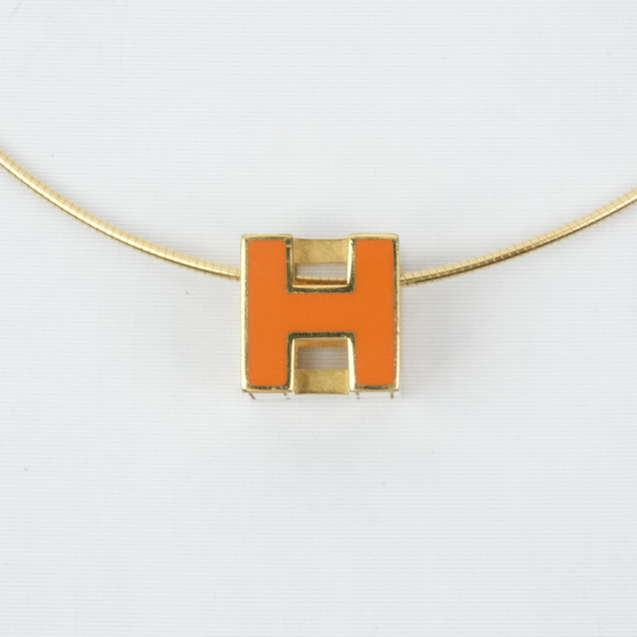 HERMES H Cube Necklace