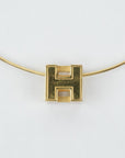 HERMES H Cube Necklace