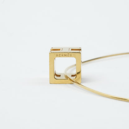 HERMES H Cube Necklace