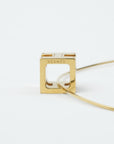 HERMES H Cube Necklace