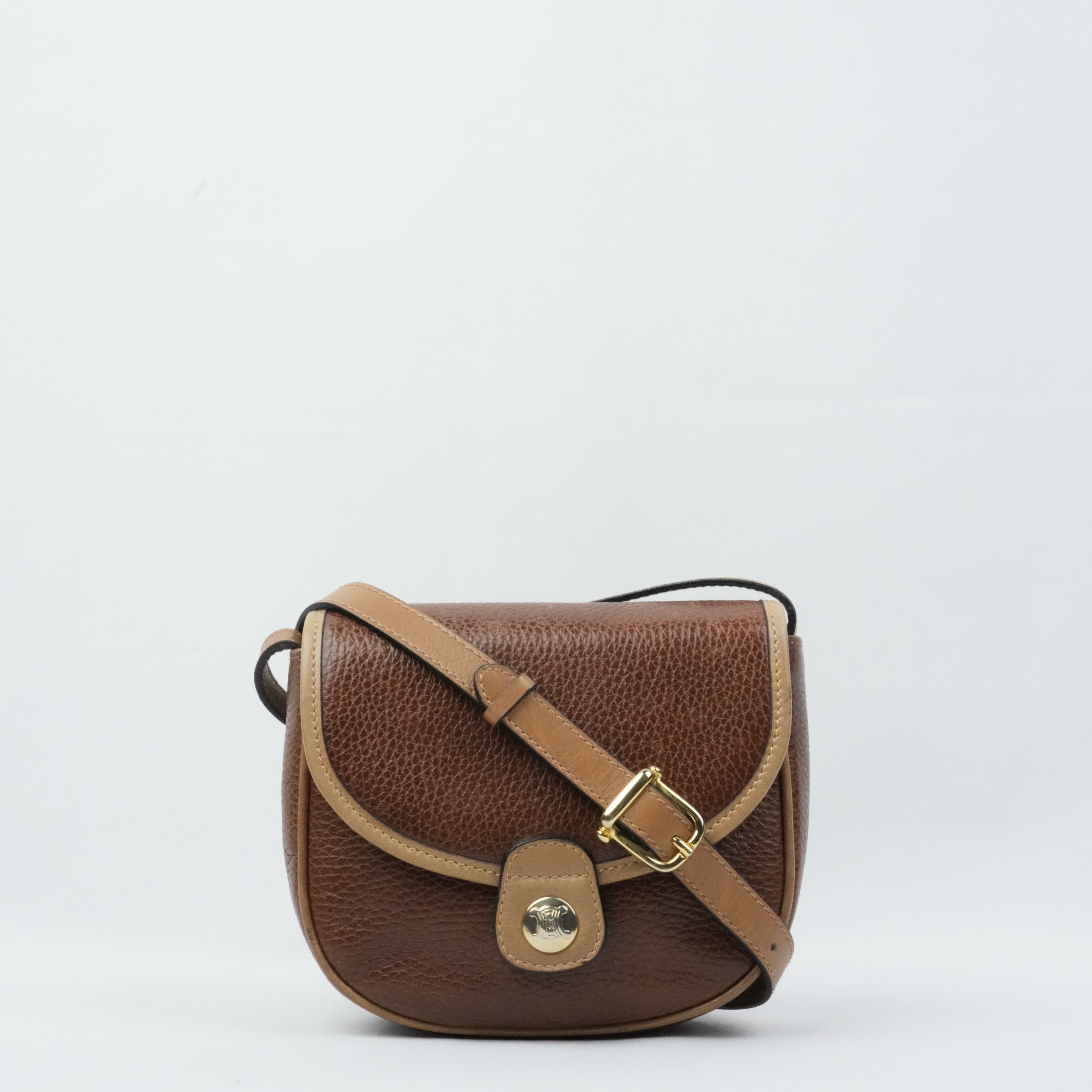 CELINE Triomphe Canvas Shoulder Bag Aime Vintage