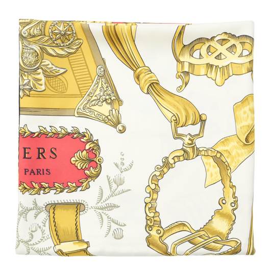 HERMES Carré 90 Black Scarf