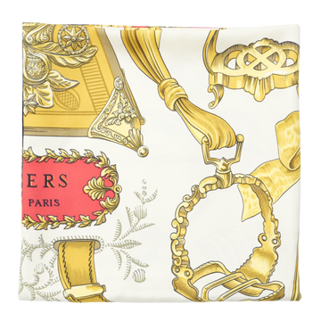 HERMES  Carre 90 Black Scarf