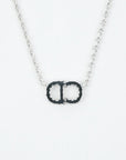 CHRISTIAN DIOR CD Logo Necklace