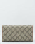 GUCCI GG Supreme Long Wallet