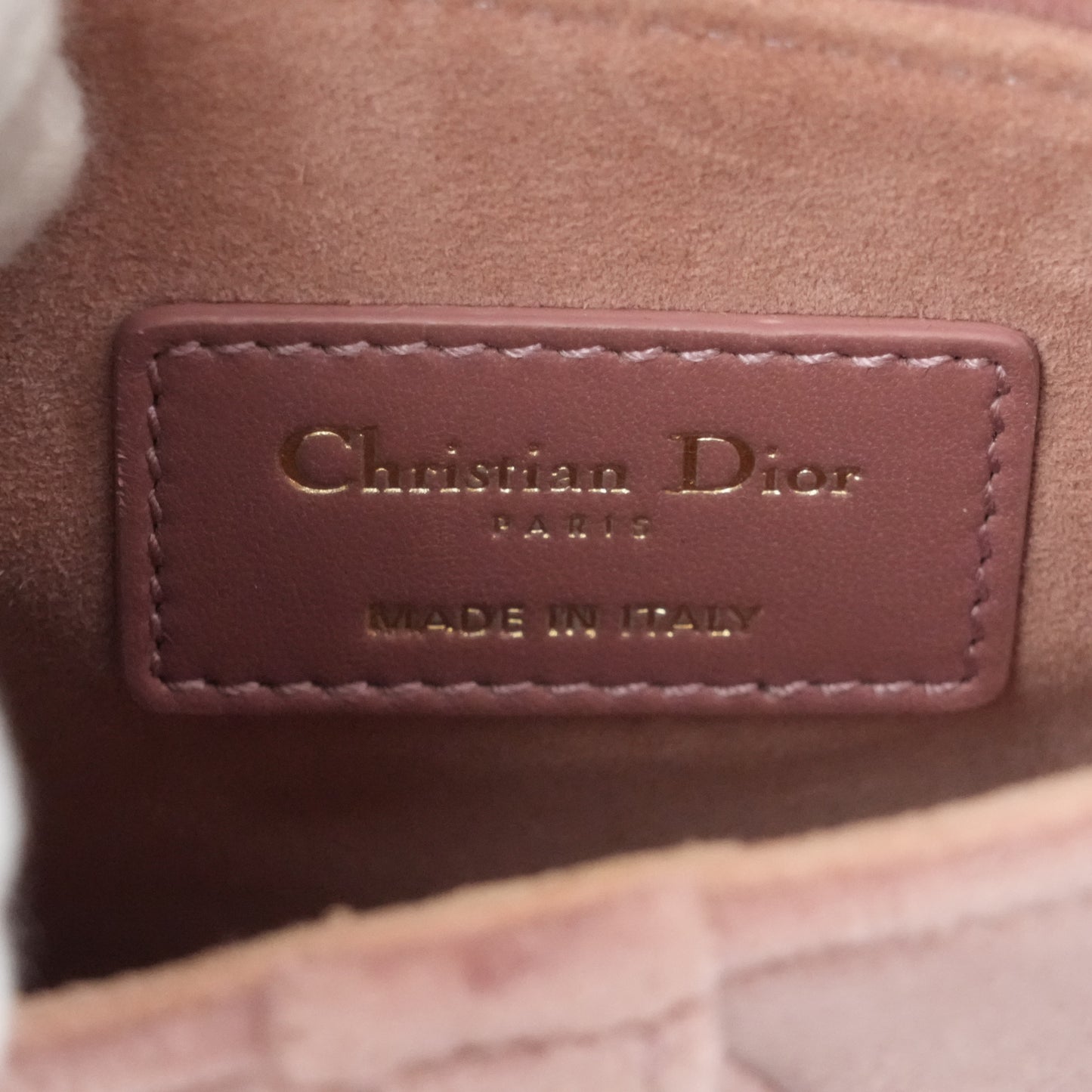 CHRISTIAN DIOR Velvet Saddlebag Handbag