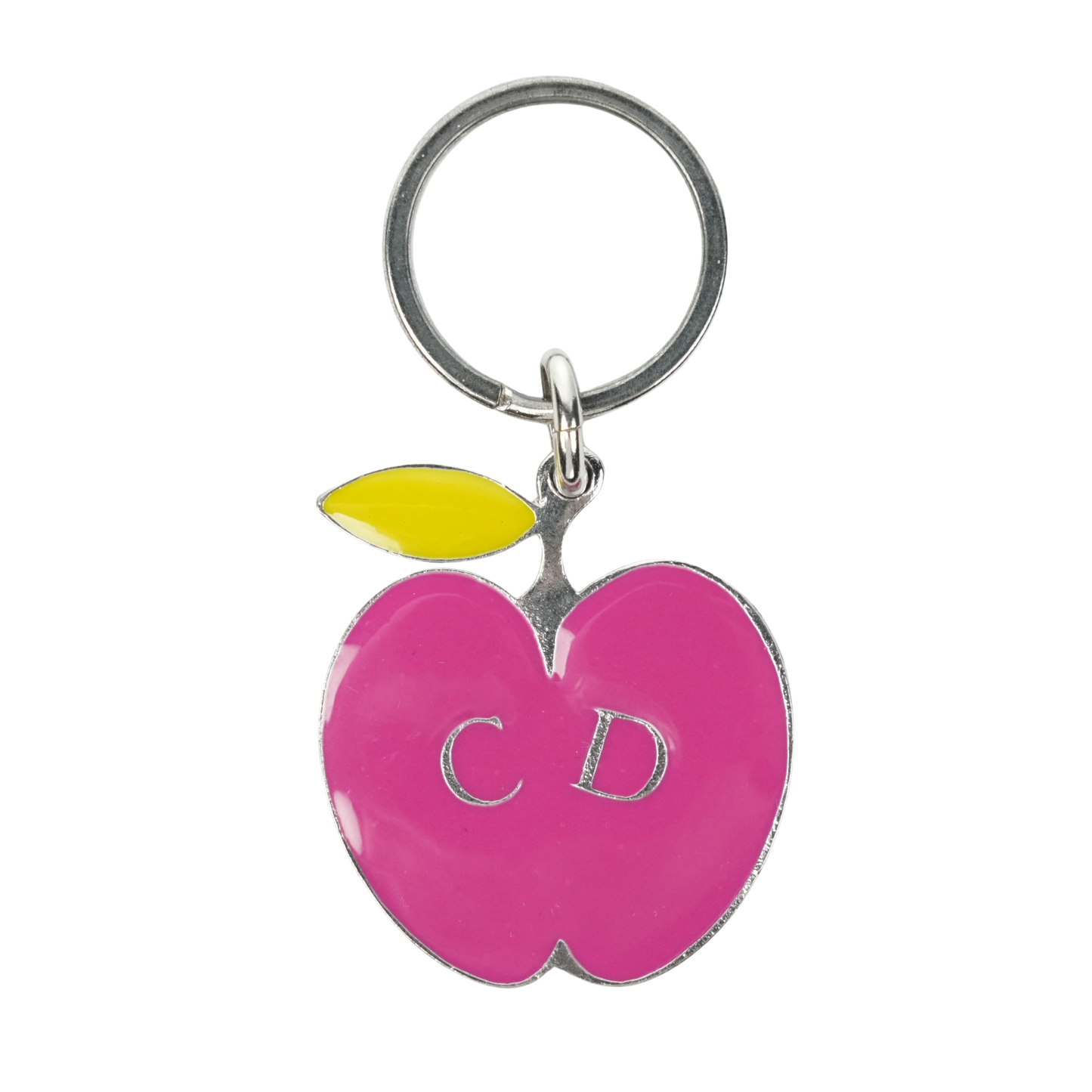 CHRISTIAN DIOR Apple Motif Keychain OTHER ACCESSORY