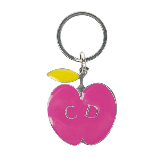 CHRISTIAN DIOR Apple Motif Keychain OTHER ACCESSORY