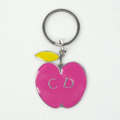 CHRISTIAN DIOR Apple Motif Keychain OTHER ACCESSORY