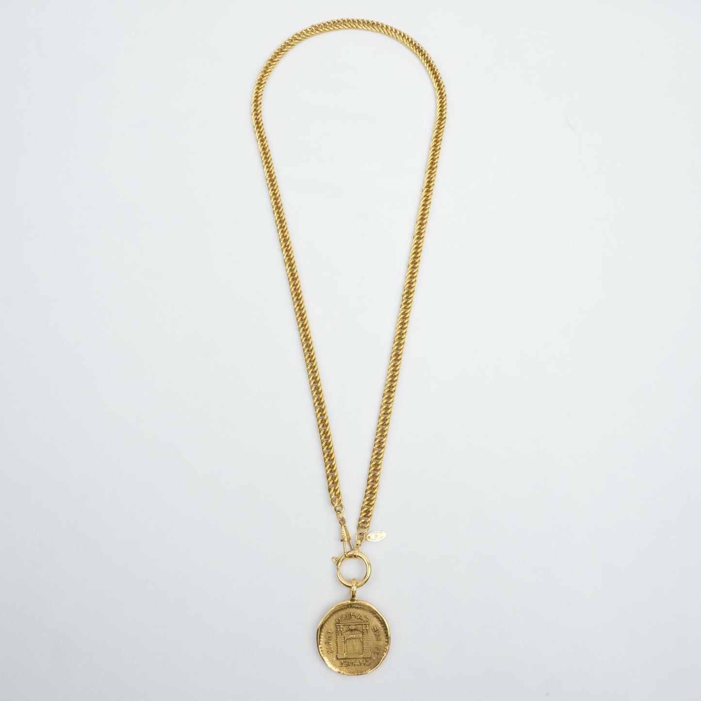 CHANEL Logo Necklace