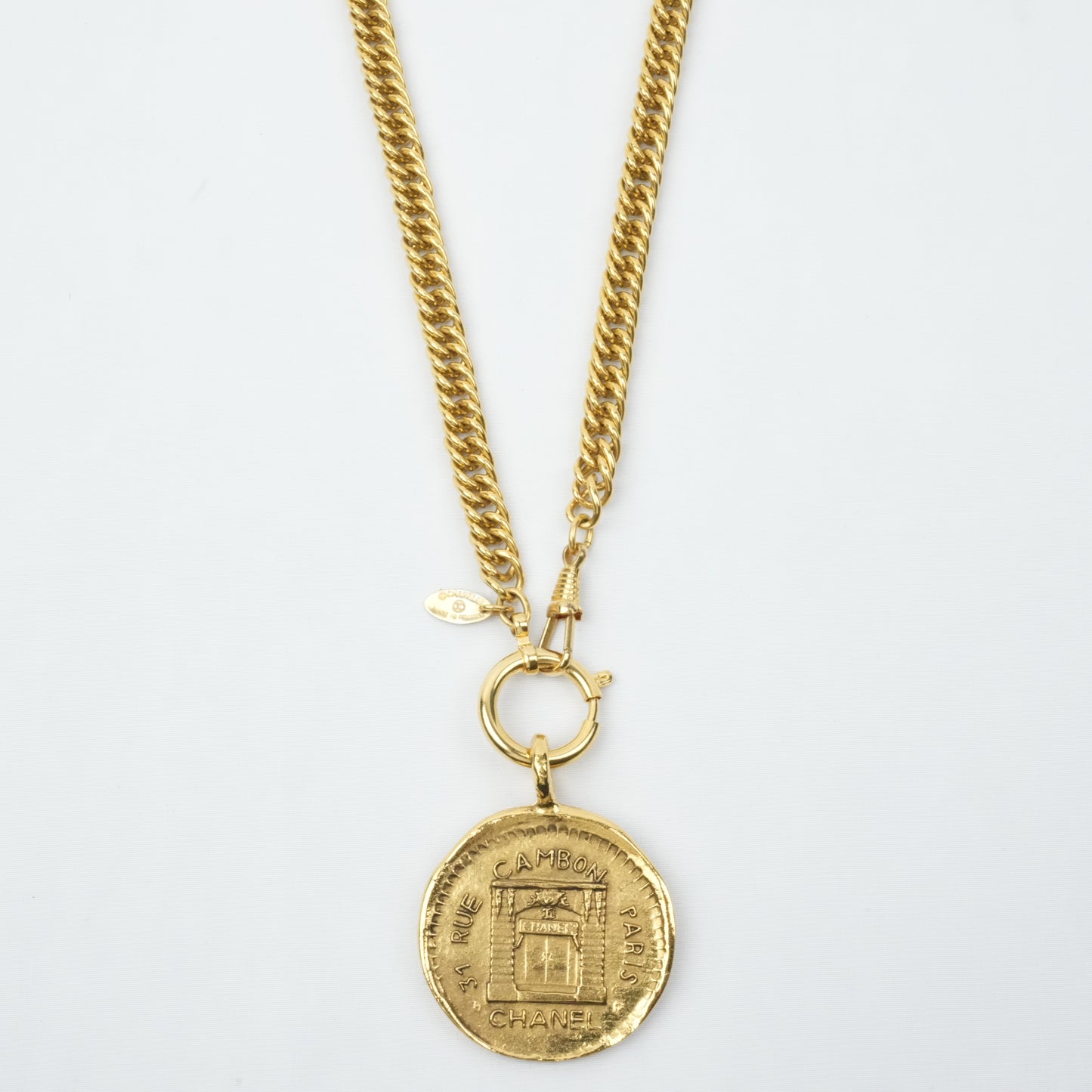 CHANEL Logo Necklace