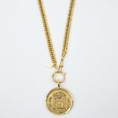 CHANEL Logo Necklace