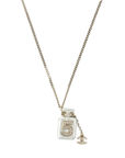 CHANEL Bottle Motif Necklace