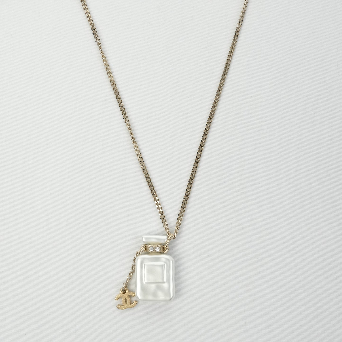 CHANEL Bottle Motif Necklace