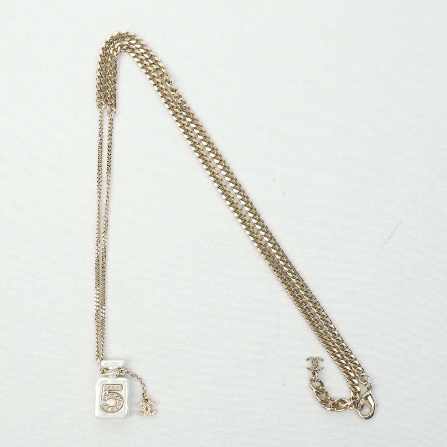 CHANEL Bottle Motif Necklace