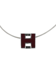 HERMES H Cube Necklace