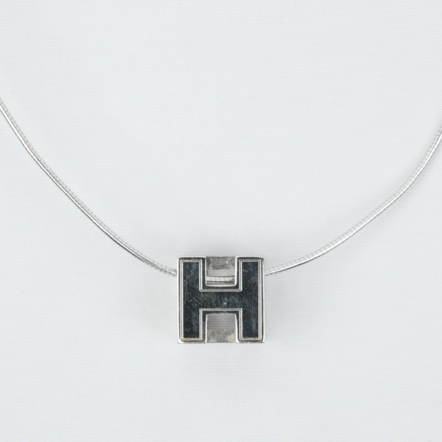 HERMES H Cube Necklace