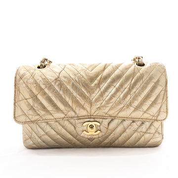 CHANEL Calfskin Shoulder Bag