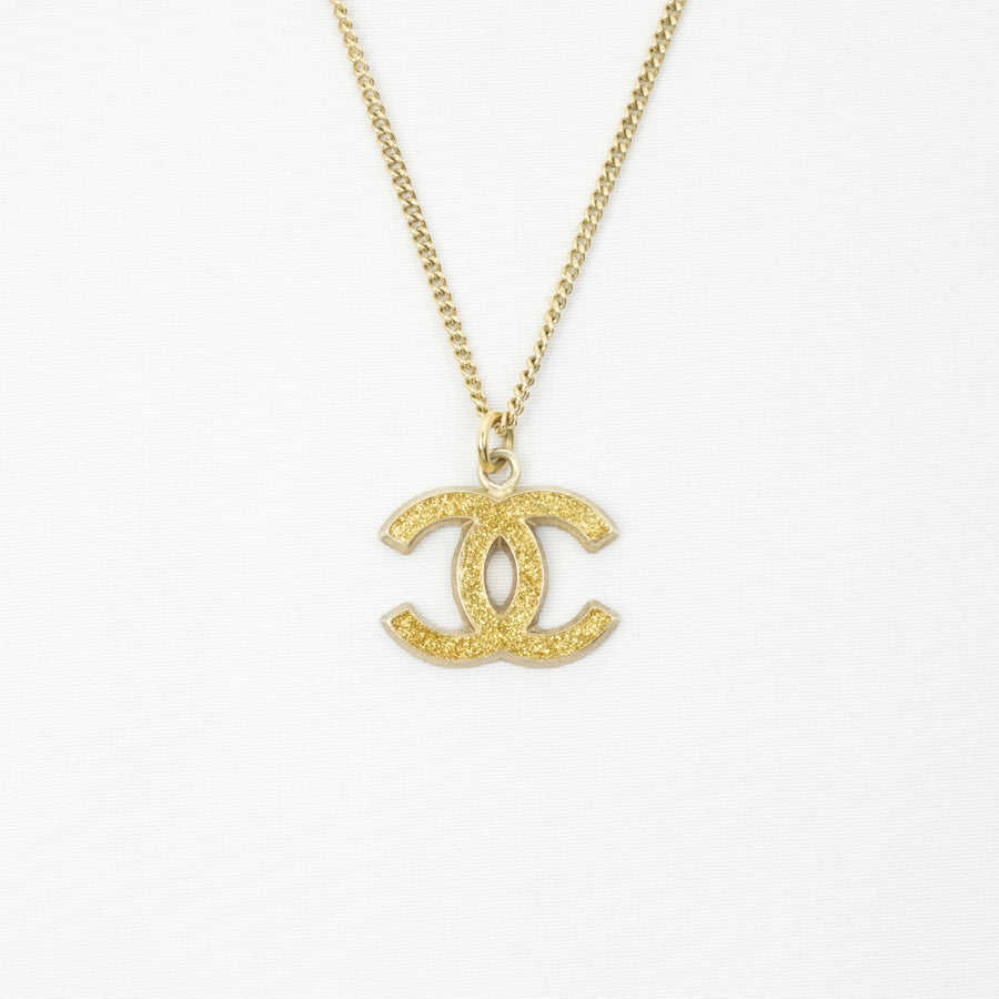 CHANEL 2005 Coco Mark Necklace