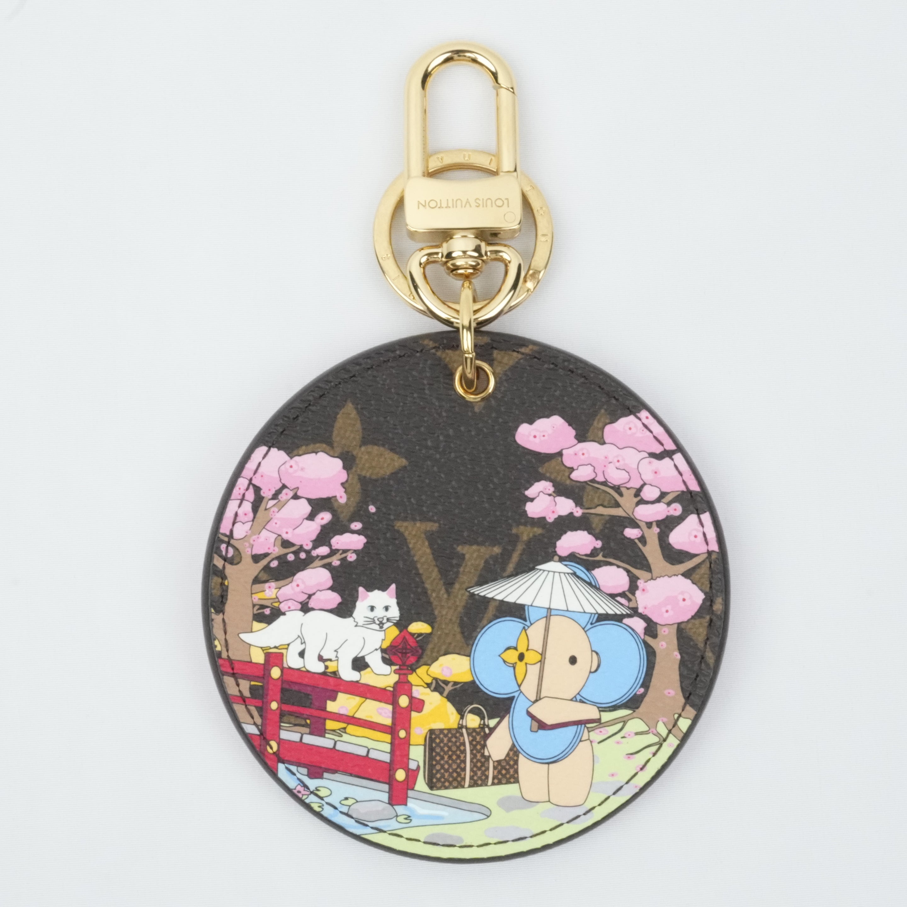 LOUIS VUITTON PorterClé Illustré Sakura Vivienne Keychain OTHER ACCES