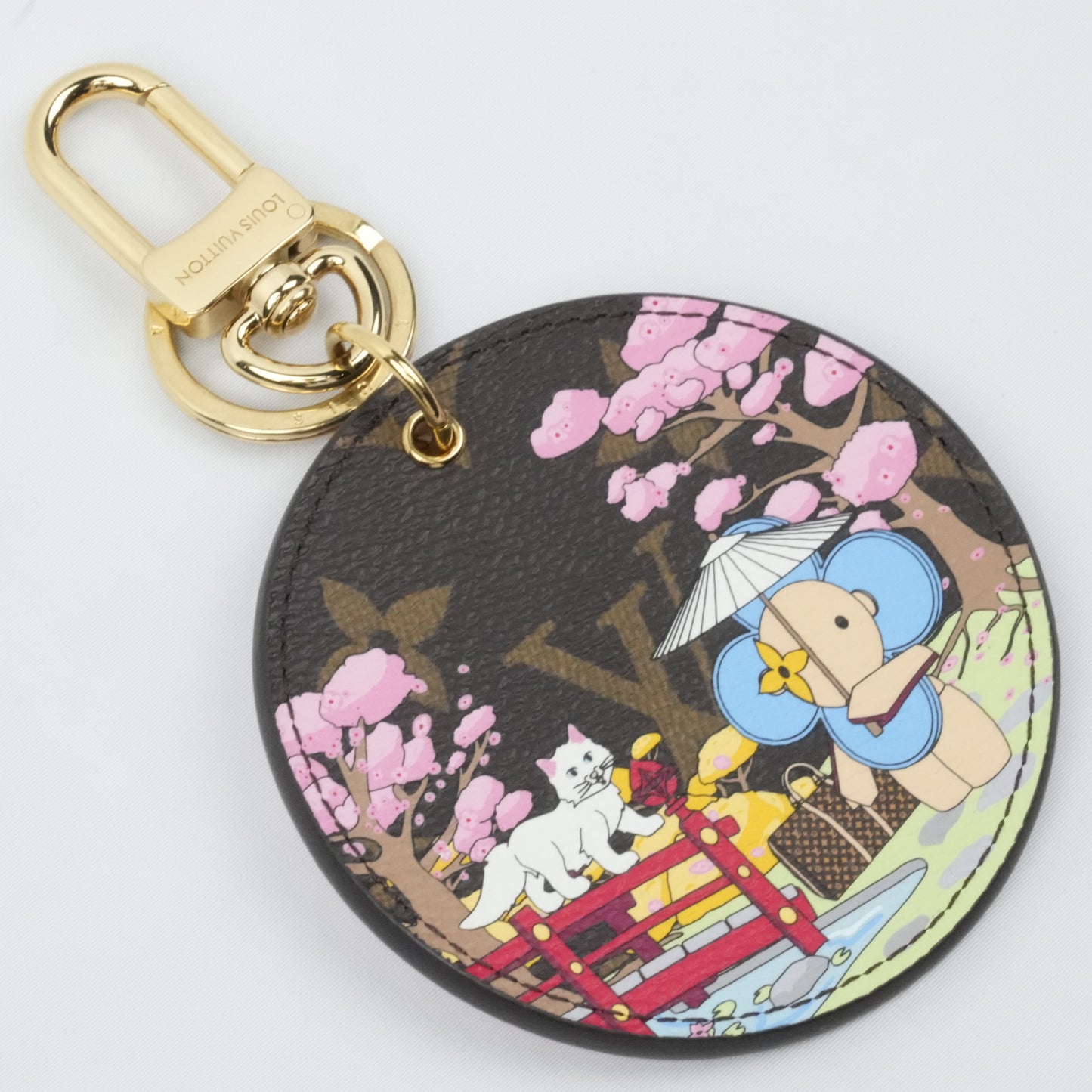 LOUIS VUITTON PorterClé Illustré Sakura Vivienne Keychain OTHER ACCES