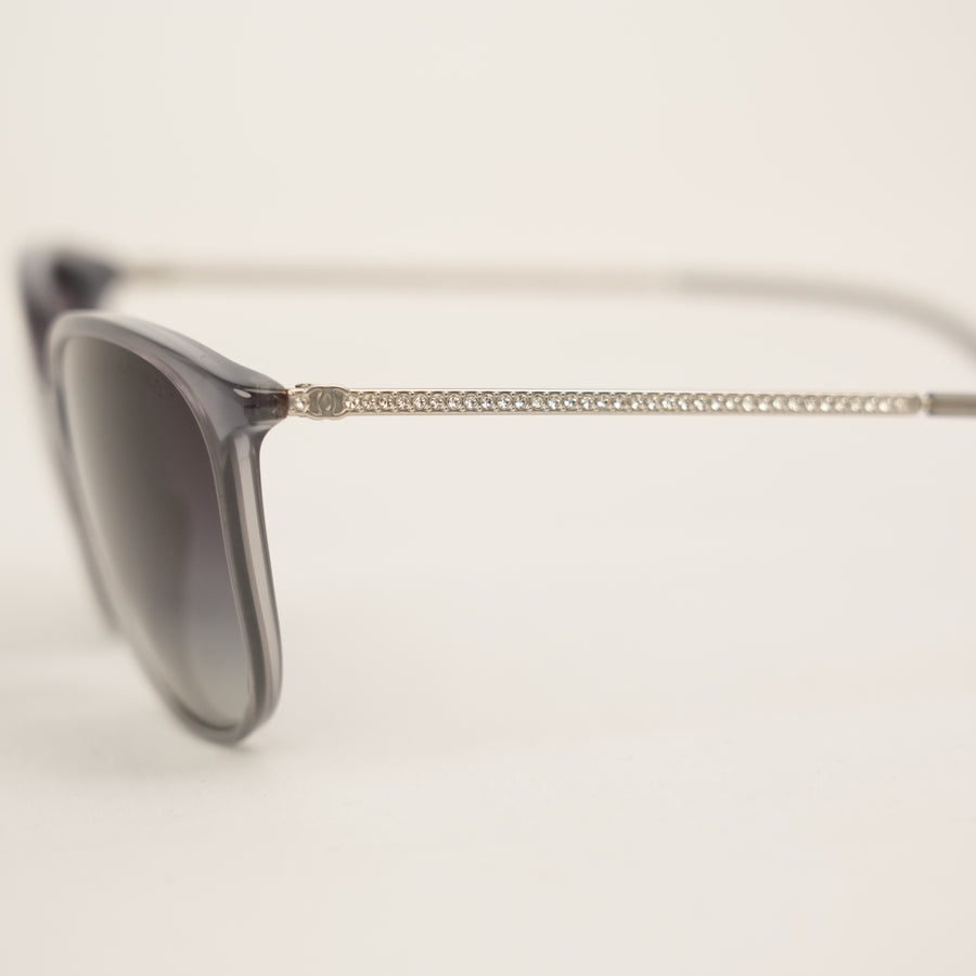 CHANEL Stone-adorned Temple Sunglass