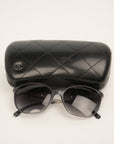 CHANEL Stone-adorned Temple Sunglass