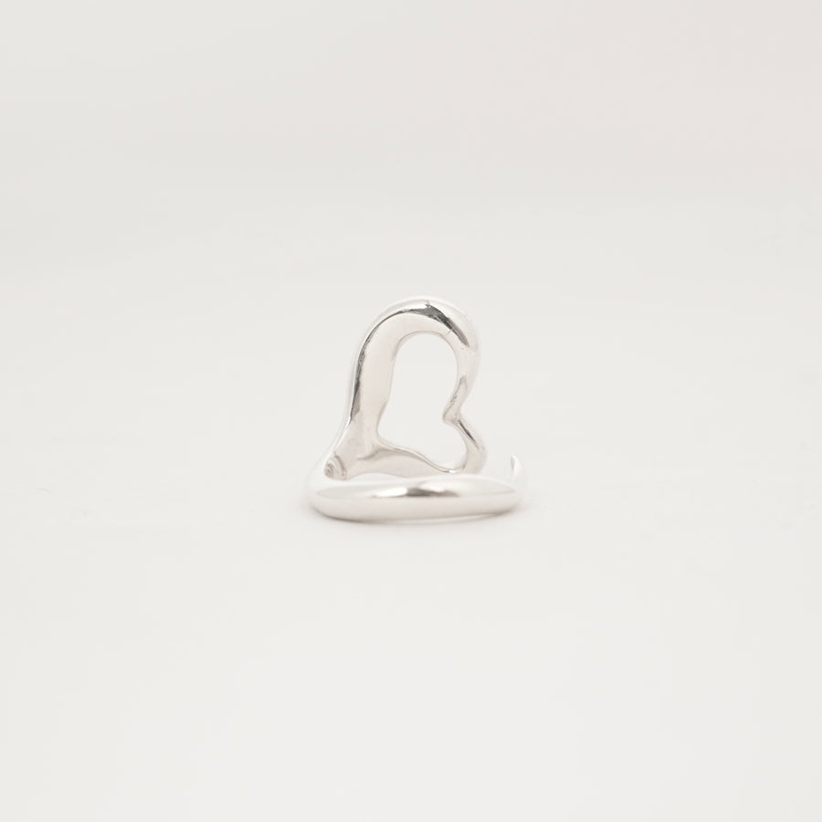 TIFFANY & CO.SV925 Elsa Peretti Open Heart Ring