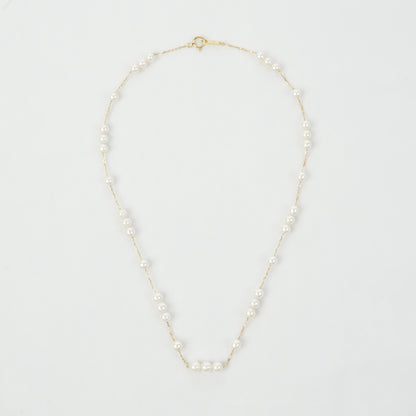 TASAKI K18 Pearl (Main Stones: 4.5-4.8mm) 6.4g Necklace