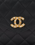 CHANEL 1996-1997 With No. 0 Matelassé and Bijou Chain Shoulder Bag