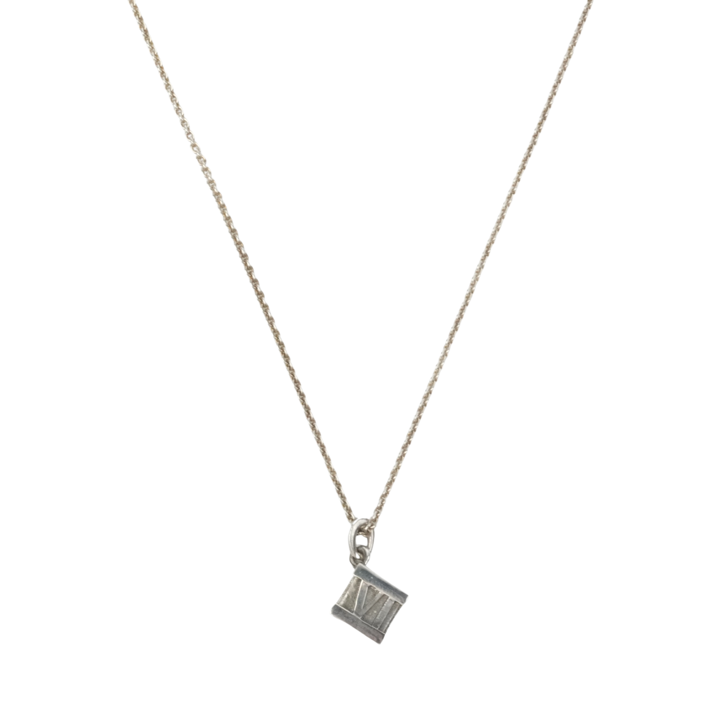 TIFFANY & CO. Atlas Cube Necklace