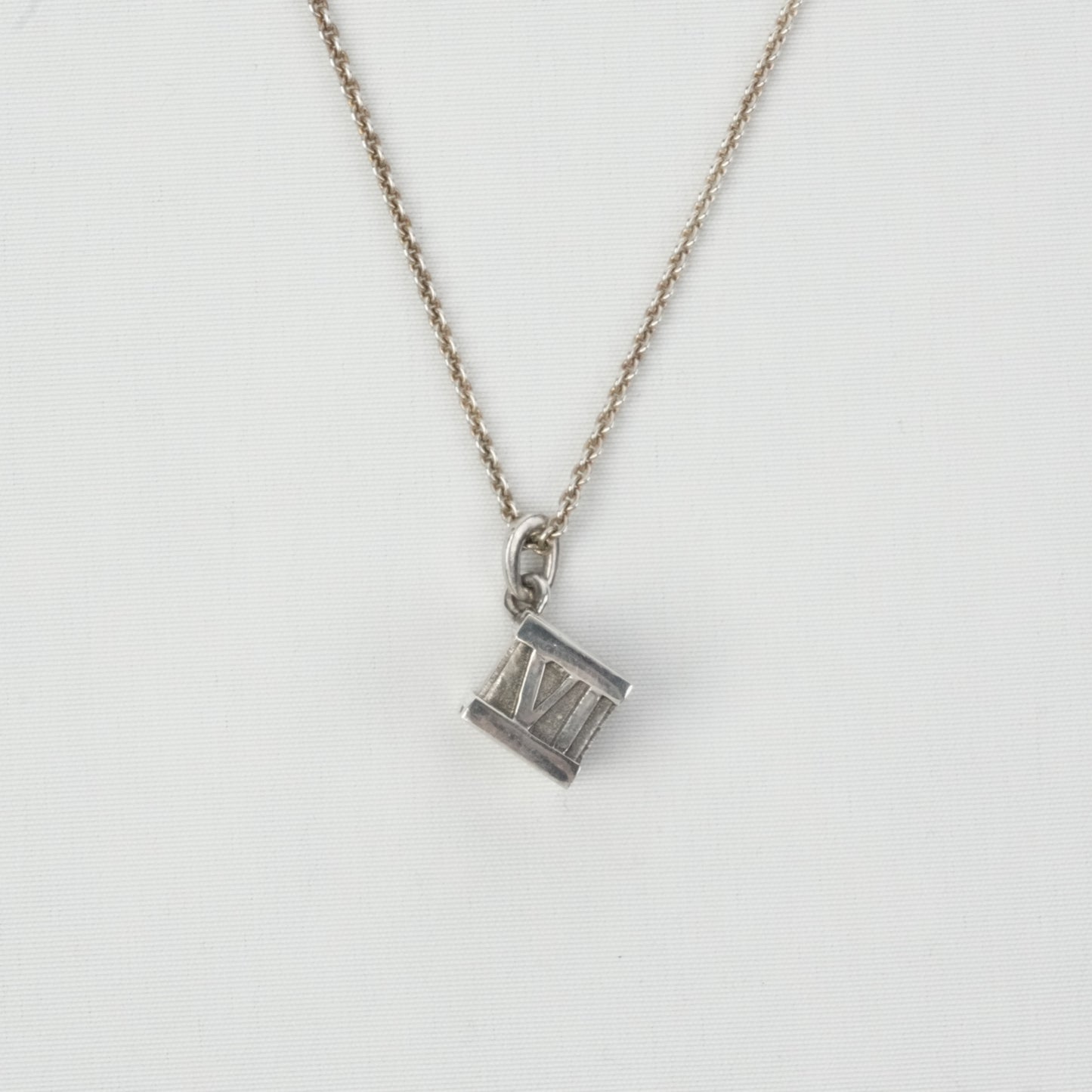 TIFFANY & CO. Atlas Cube Necklace