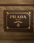 PRADA Jacquard Handbag/Shoulder Bag 2Way