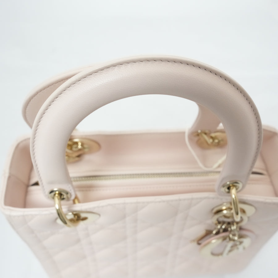 CHRISTIAN DIOR Lady Dior Lambskin Handbag