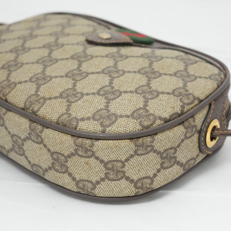 GUCCI  GG Supreme Sherry Line 007 58 6112 PVC  Shoulder Bag