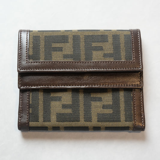 FENDI Zucca Pattern Wallet