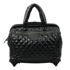 CHANEL Coco Cocoon Carrier Bag with 2 Wheels/Handbag 2Way