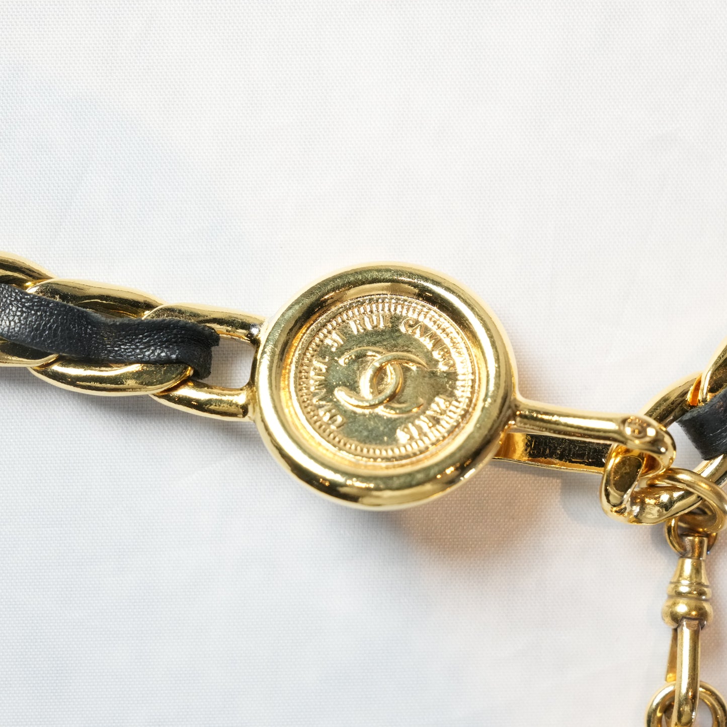 CHANEL Belt Gold Hardware