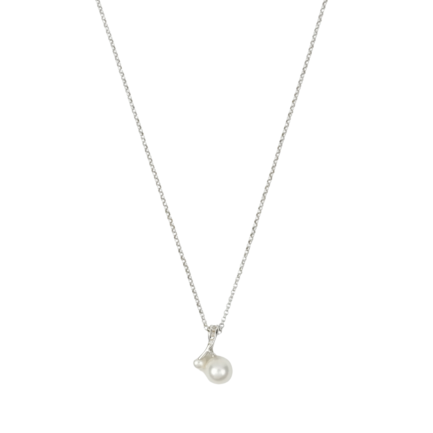 TASAKI Pearl K18 White Gold 3.6mm-6.6mm Necklace