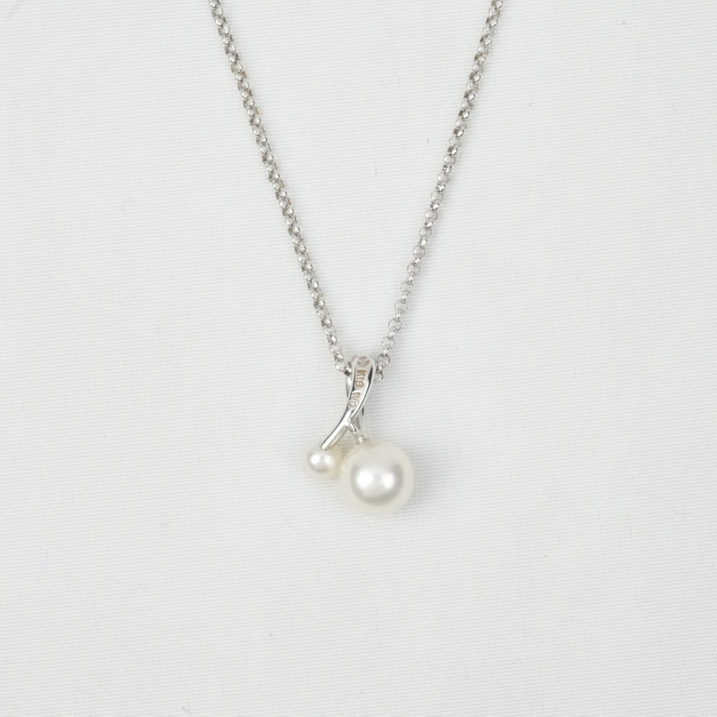 TASAKI Pearl K18 White Gold 3.6mm-6.6mm Necklace