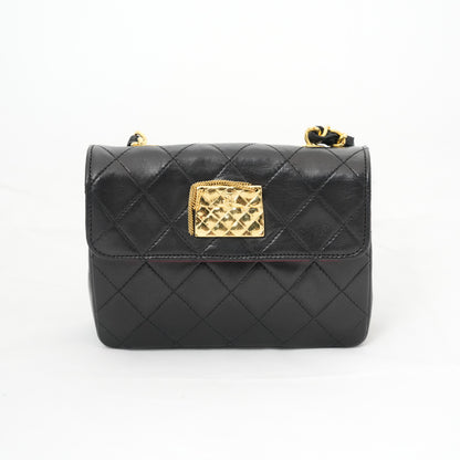 CHANEL Mini Matelassé Shoulder Bag