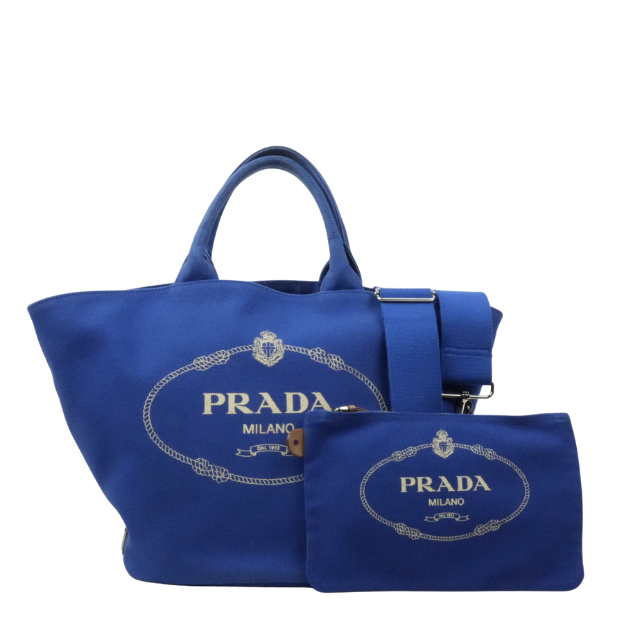 PRADA Canapa Tote Bag/Handbag