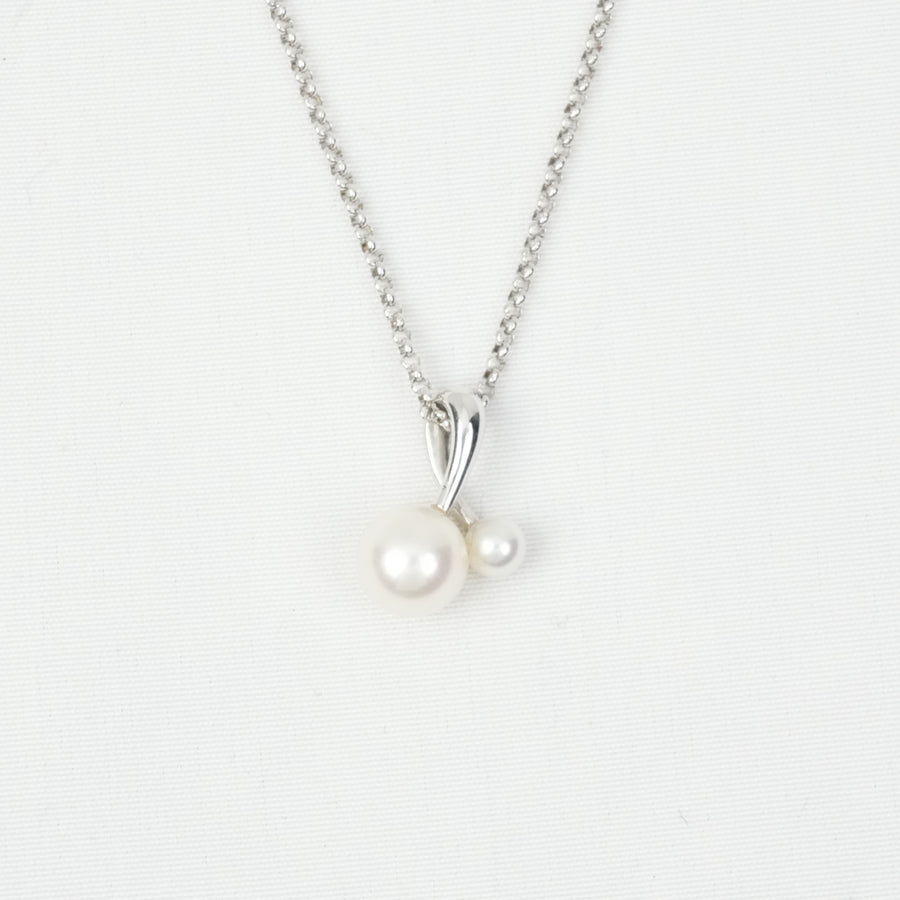 TASAKI Pearl K18 White Gold 3.6mm-6.6mm Necklace