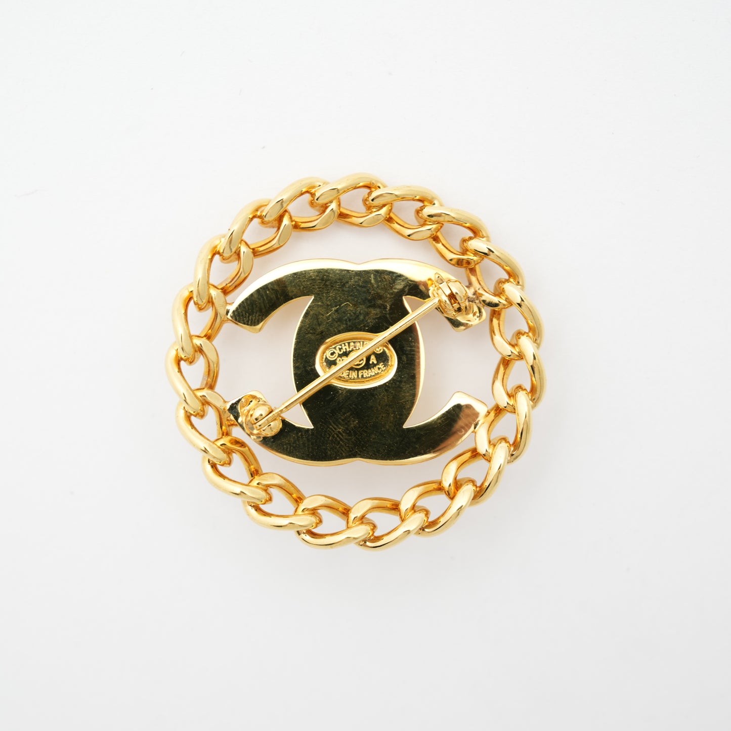 CHANEL Brooch Turn Lock