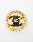 CHANEL Brooch Turn Lock