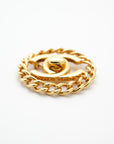 CHANEL Brooch Turn Lock